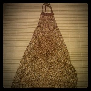 Hippie Swing open back halter top